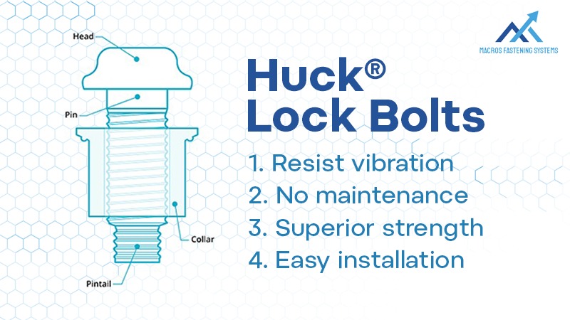 Huck Lockbolts features for agricultural equipment manufacturing