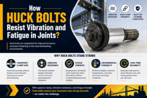 Huck Bolts Resist Vibration and Fatigue in Joints